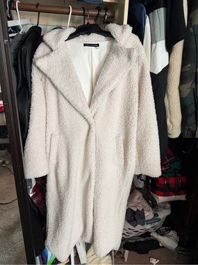 Naked Wardrobe Cozy Teddy Coat